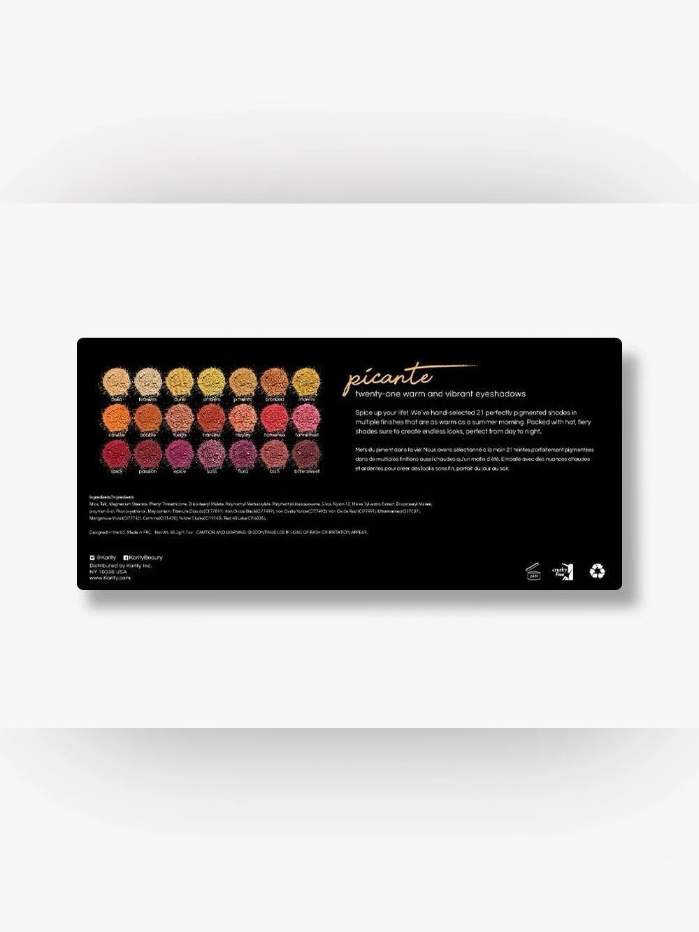 NIB Karity Picante Palette